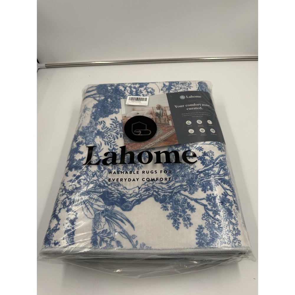 Lahome Blue Tiger 2.6"x 8 Hallway Runner Rug